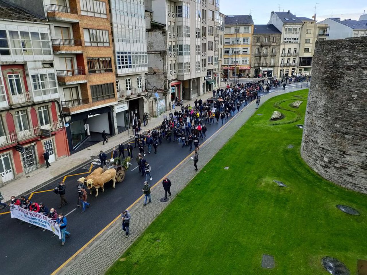 Protesta convocada por Agromuralla en noviembre