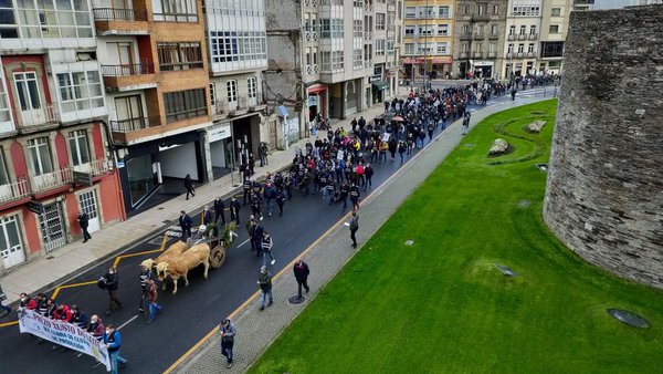 Protesta convocada por Agromuralla en noviembre