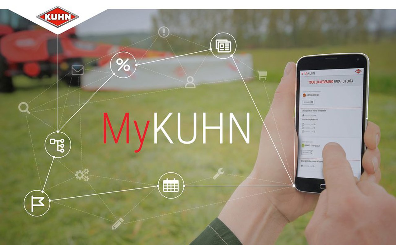 MyKUHN: a web que lle permite ao cliente de Kuhn pedir recambios sen saír de casa