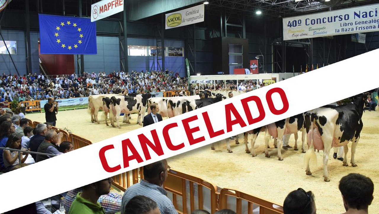 Suspendido el Concurso Nacional de la Raza Frisona