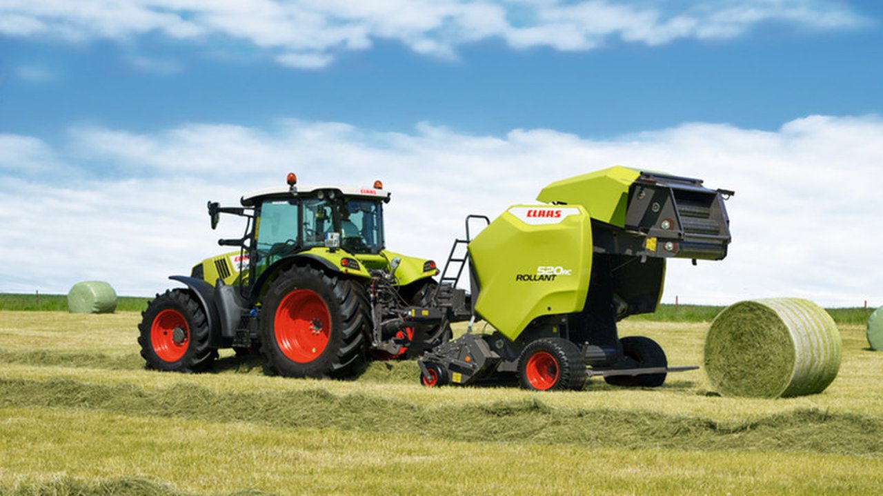 A Rollant 520 de CLAAS: confiable en todas as condicións