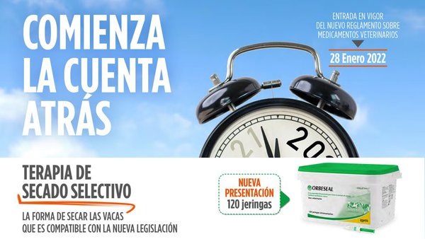 Orbeseal®, a aposta de Zoetis para un secado compatible coa nova lexislación avalada por experiencia