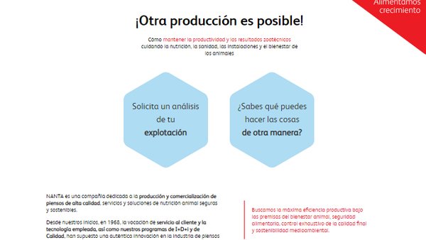 “Nutrición Sustentable”, de Nanta, cumpre dous anos de servizo