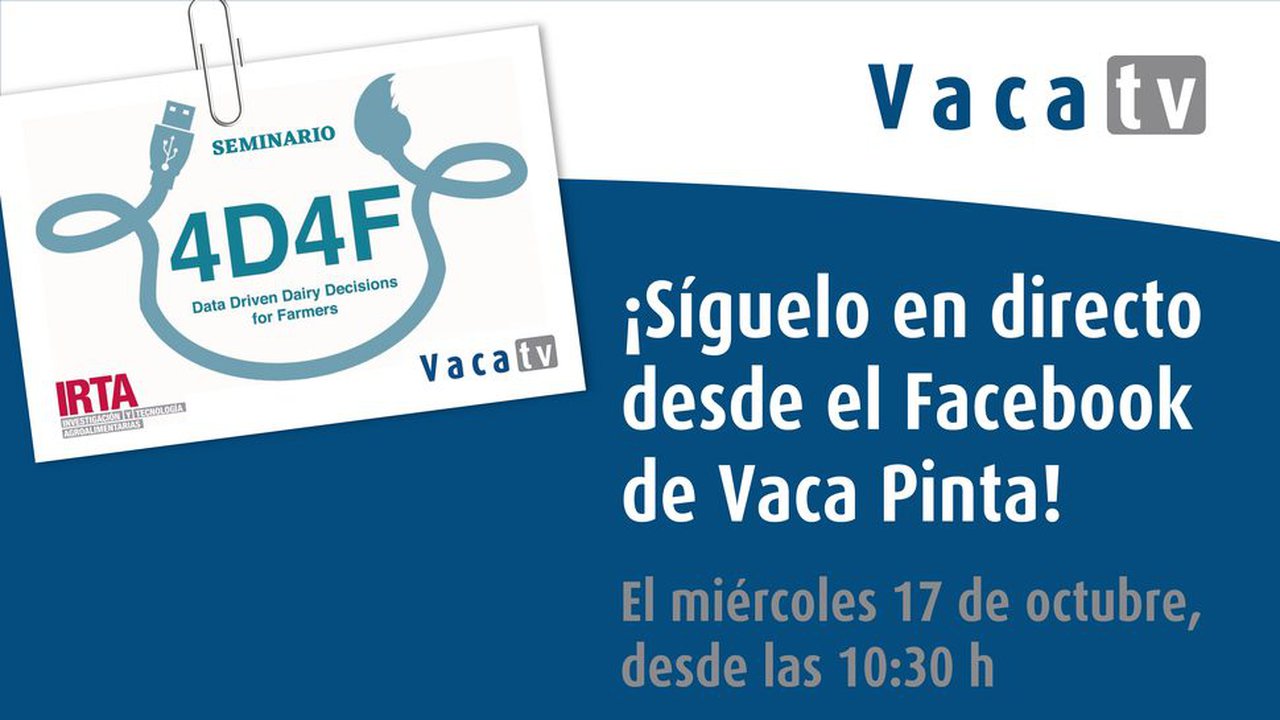 Vaca Pinta retransmitirá en directo el Seminario sobre vacuno lechero en pastoreo y uso de nuevas tecnologías