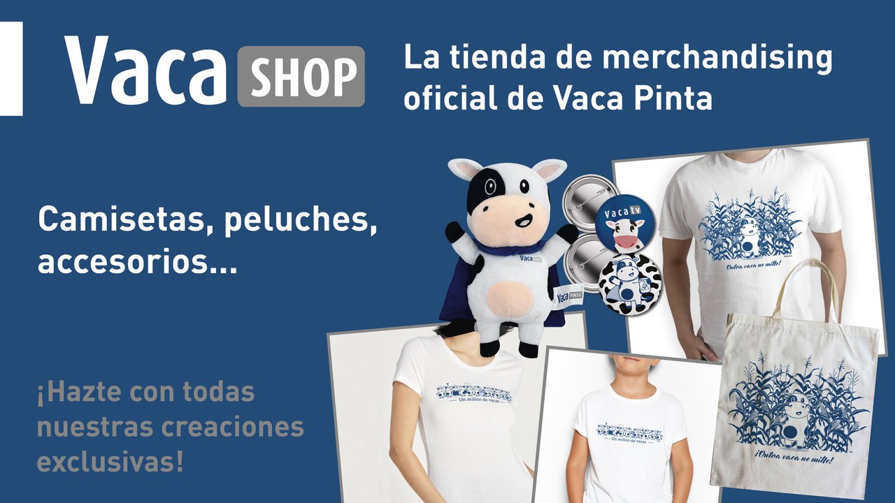 ¡Ya disponible la tienda de merchandising oficial de Vaca Pinta!