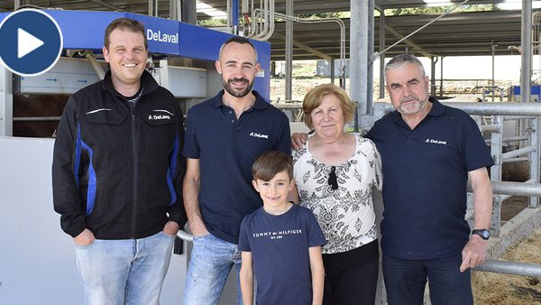 Gallardo volve confiar en DeLaval no seu paso á robotización
