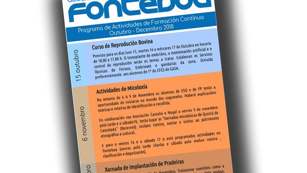 EFA Fonteboa presenta su programa de actividades para este trimestre