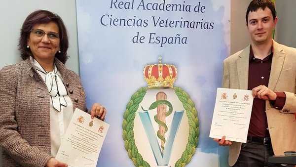 La Real Academia de Ciencias Veterinarias de España distingue a dos investigadores de la USC