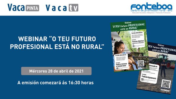 La EFA Fonteboa organiza un webinario sobre “O teu futuro profesional está no rural”