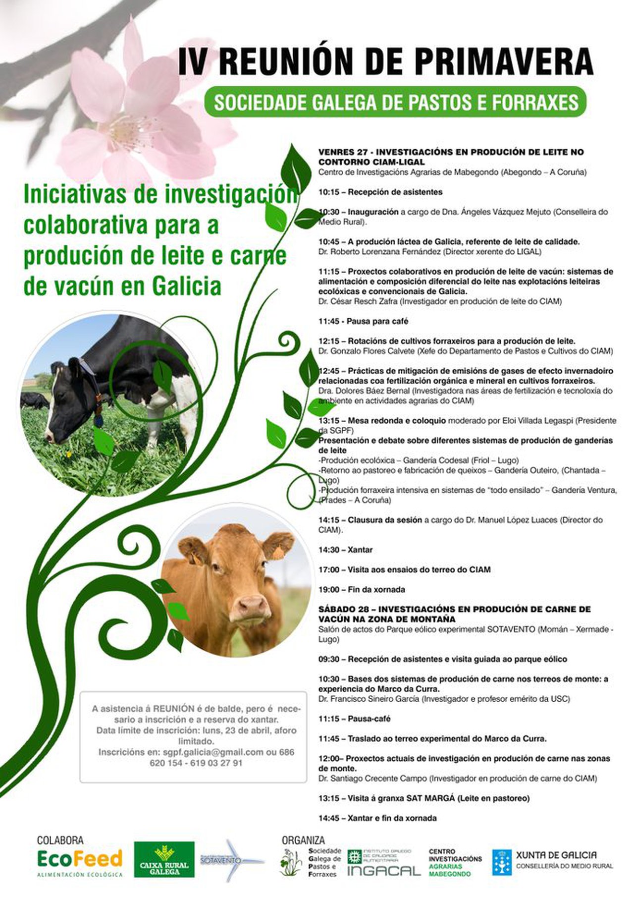 La SGPF celebrará su IV Reunión de Primavera los días 27 y 28 de abril