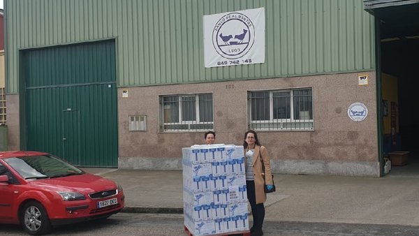 Naturleite entregó 15.000 litros de leche al Banco de Alimentos de Lugo