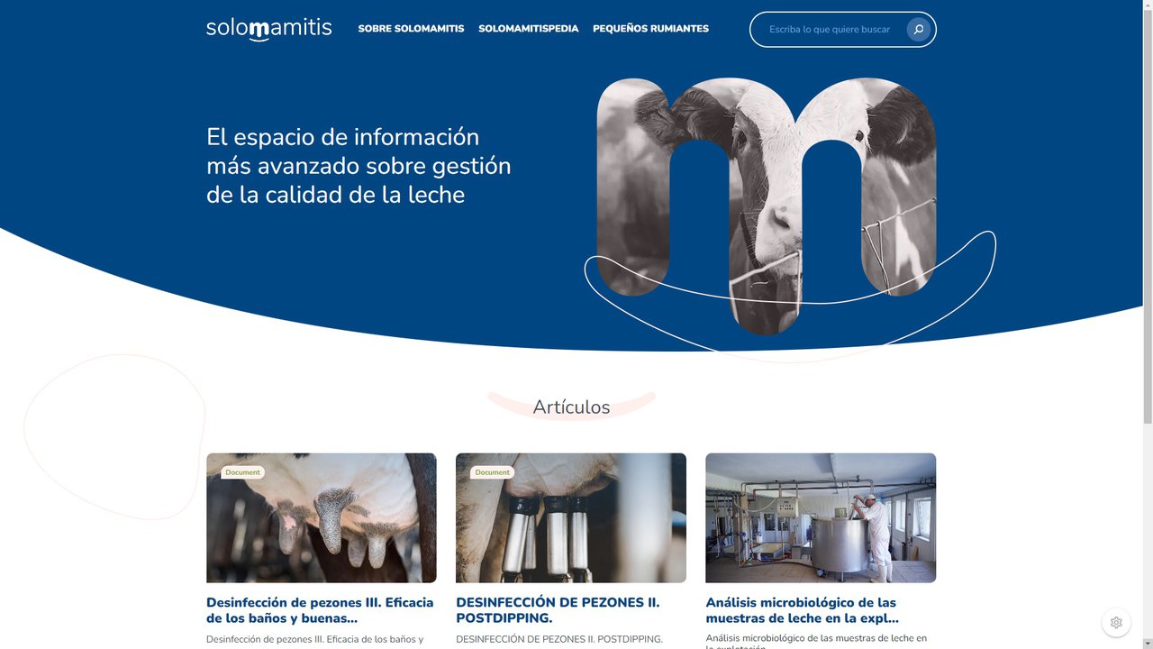 Solomamitis presenta su renovación web