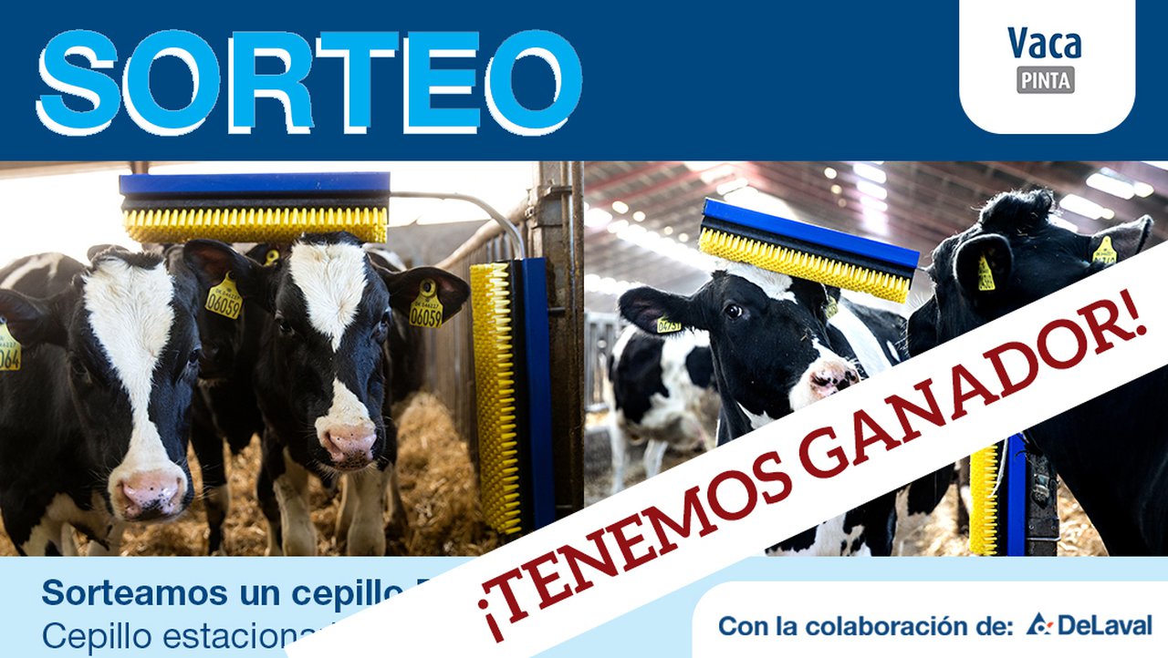 ¡Nuestro sorteo de un cepillo rascador de DeLaval ya tiene ganador!