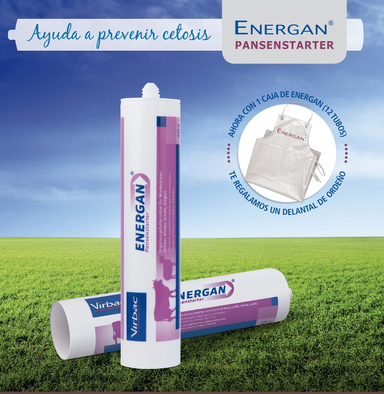 Virbac regala un mandil de muxido por cada caixa de Energan