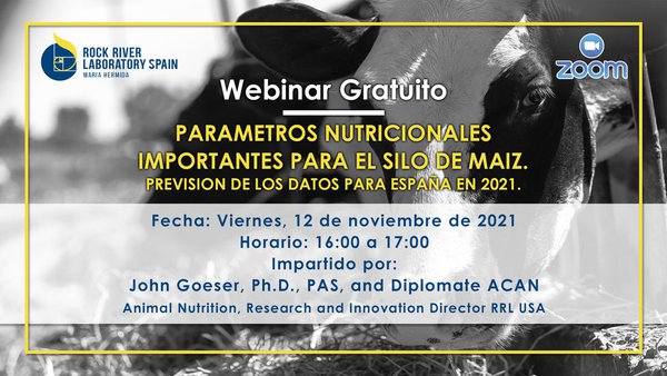 Nuevo webinar sobre parámetros nutricionales importante para el silo de maíz