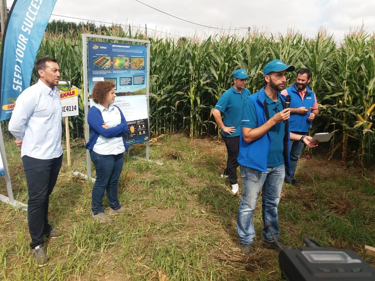 Xornada de visita a campo de ensaio de Dekalb