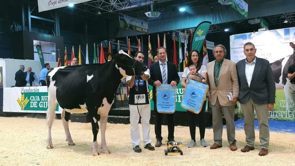 Gloria Brady Albis elegida novilla gran campeona nacional