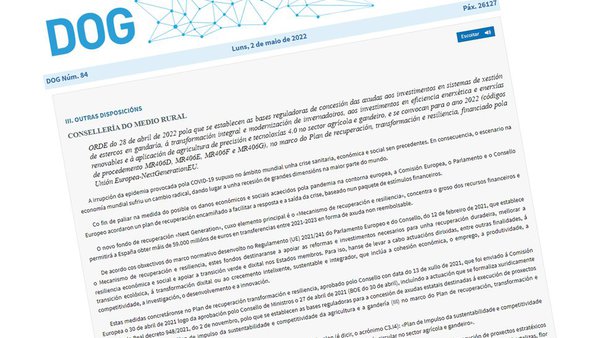Los fondos Next Generation financiarán acciones para fomentar la agricultura de precisión, la eficiencia energética y la economía circular